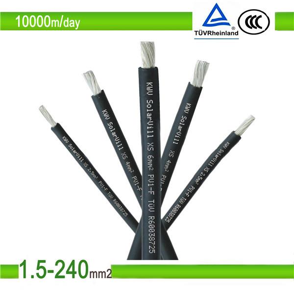  China 16 mm2 Solar Panel Cable with TUV Certification supplier