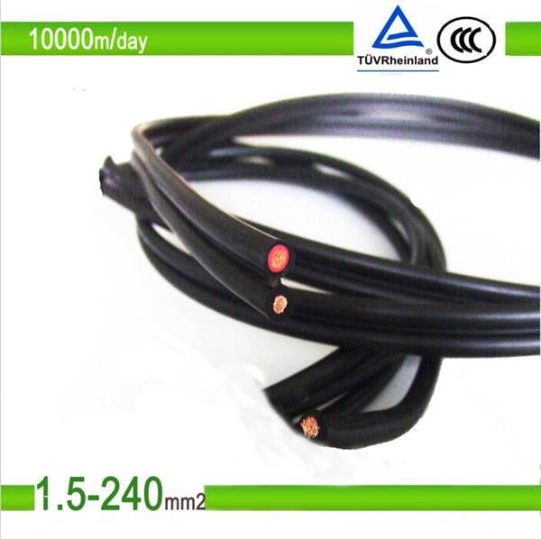 1.5mm2/10mm2 black color pv solar photovoltaic cable