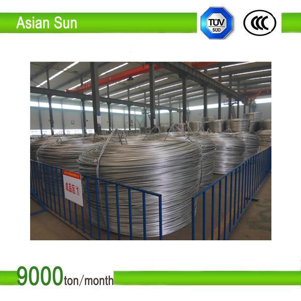  China High Purity 9.5mm Aluminum Wire Rod for Electrical Cable Purpose supplier