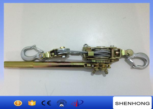  China 10 – 30 KN Wire Rope Tightening Tool Hand Ratchet Tightener Large Drum Hub supplier