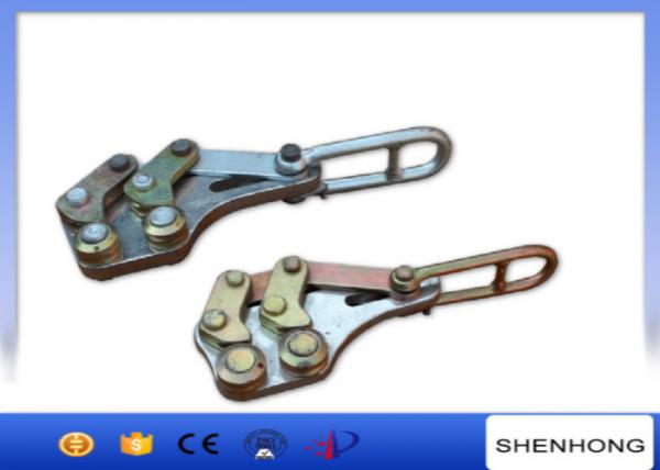 10-30KN Overhead Line Construction Tools Eccentric dual-cam earth wire grips for pulling cable wire