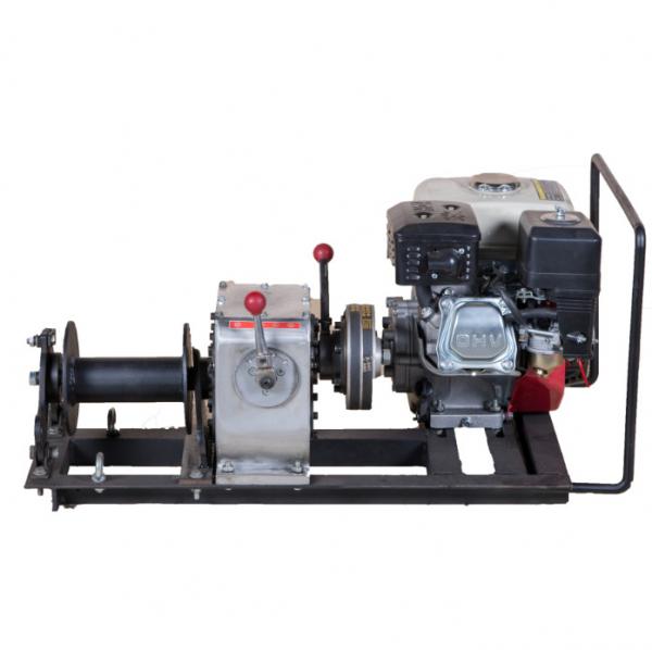  China 10KN 1Ton Cable Pulling Machine With Honda Gasoline Engine Winch Hoist supplier