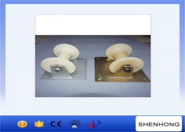 10KN Load Capacity Straight Line Nylon Cable Roller for Cable Laying Project