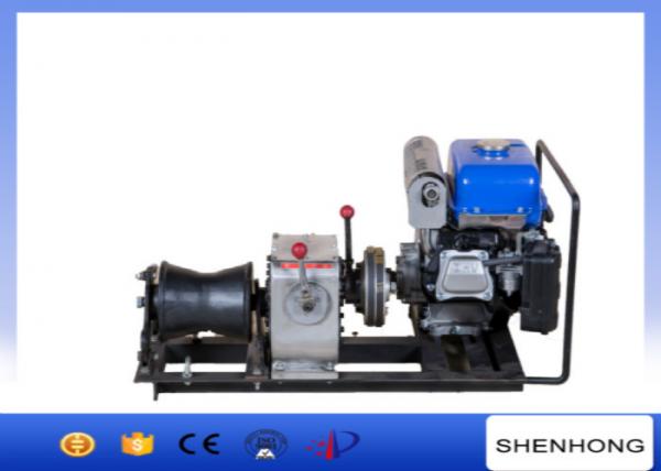  China 10KN YAMAHA Engine Cable Pulling Tools Belt Driven / Cable Powered Winch supplier