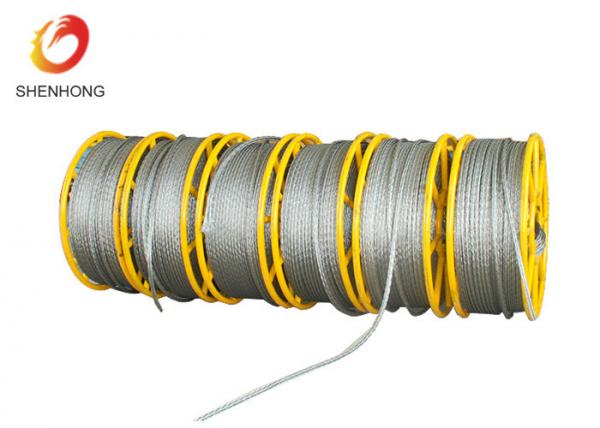  China 12 Strands Anti Twisting Steel Wire Rope , Galvanized Hexagonal Wire Rope Wire Pilot Rope supplier