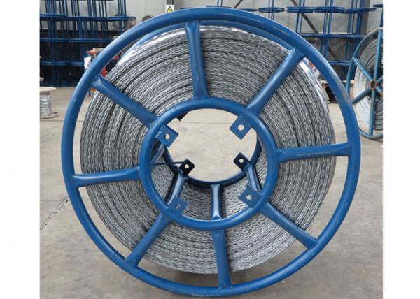  China 12 Strands Antitwisting Galvanized Hexagonal Wire Rope for laying and stringing conductors and cables supplier
