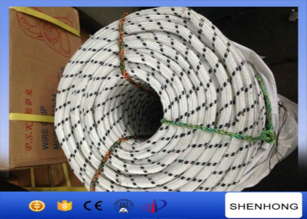  China 12MM Double Braided Nylon Pull Rope 3000kg Breaking Force ISO Certificated supplier