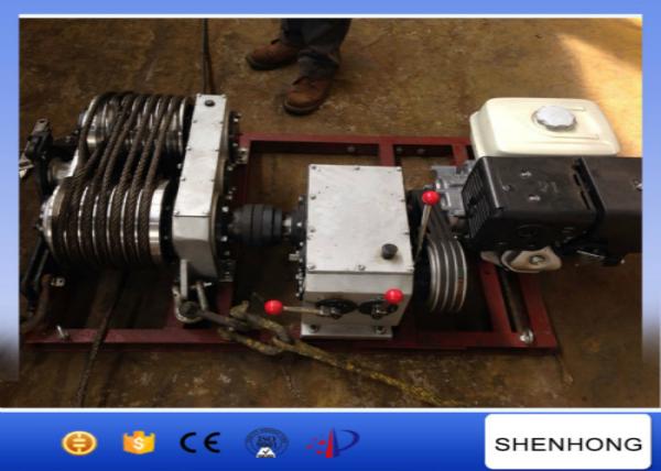  China 13HP Double Drum Electric Cable Pulling Winch Dual – Bull Wheel Powered Winch supplier