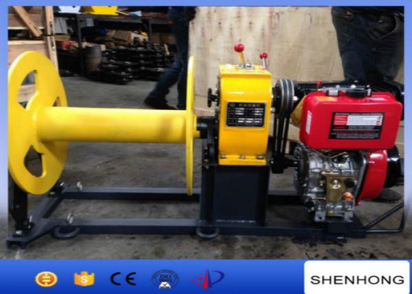  China 188 F Diesel Cable Winch Air-Cooled Wire Rope Hoist Cable Pulling Winch supplier