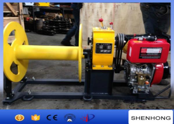 188 F Diesel Cable Winch Air-Cooled Wire Rope Hoist Cable Pulling Winch