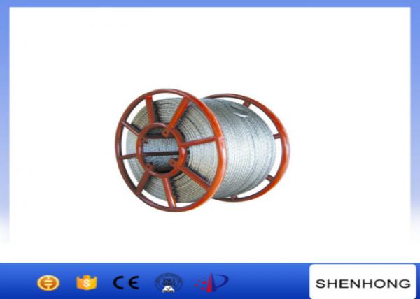  China 18MM 200kN Anti Twist Wire Rope Conductor Stringing ROpe 12 Strands 6 Squares supplier