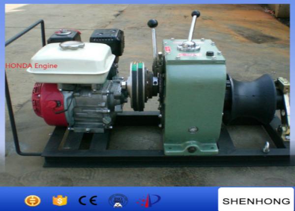  China 30KN Petrol Gas Engine Powered Winch Powered Pulling Winch With HONDA Engine supplier