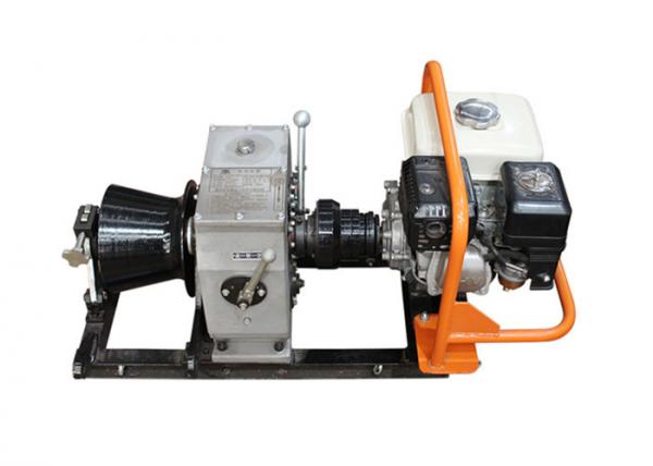  China 3 Ton Diesel Engine Single Drum Capstan Cable Pulling Winch supplier