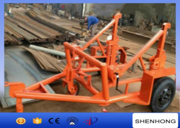  China 3 Ton Multifunction Cable Laying Drum Trailer , Cable Reel Trailer supplier
