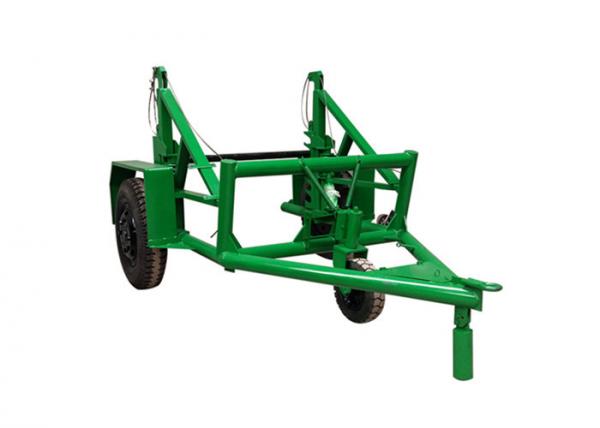  China 3t 5t 8t 10t Spray Painting Cable Drum Trailer With Damping Device supplier