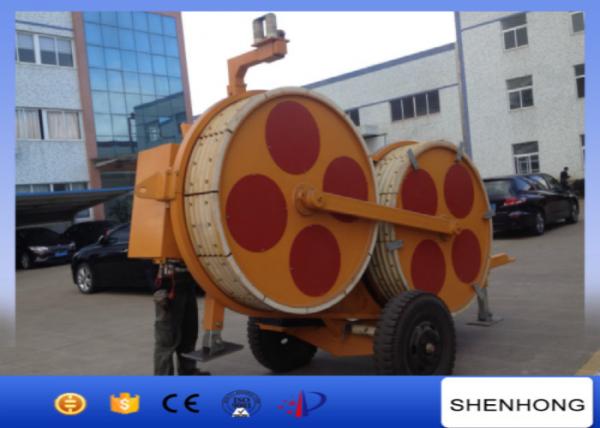  China 40KN Capacity Stringing Equipment / Hydraulic Tensioner With 5 Grooves SA-YQZ40 supplier