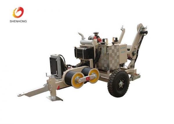  China 40KN Safety Hydraulic Puller Tensioner Machine For Overhead Line Tranmission supplier