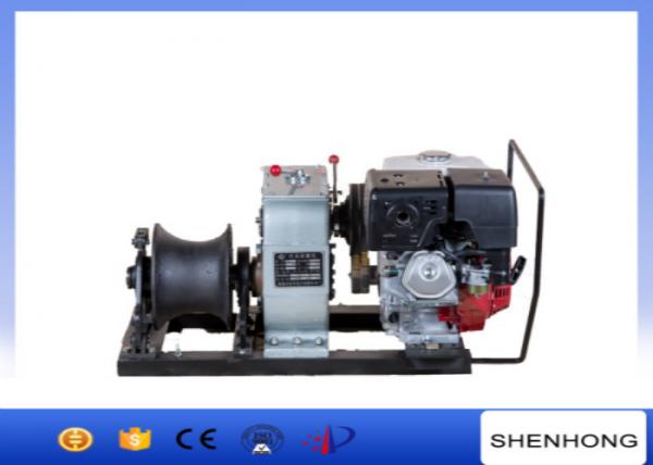  China 50KN 13HP HONDA Gasoline Engine Cable Pulling Winch for Hoisting supplier