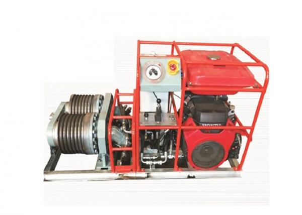 50KN Double Capstan Cable Pulling Machine 9KM/H