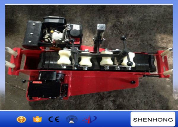  China 5KN Diesel Cable Hauling Machine / Cable Pulling Winch for Pulling 30-110 mm Cable supplier