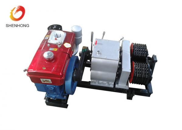  China 5T Double Capstan Cable Pulling Winch Machine Puller Hoist , Cable Winch Puller supplier