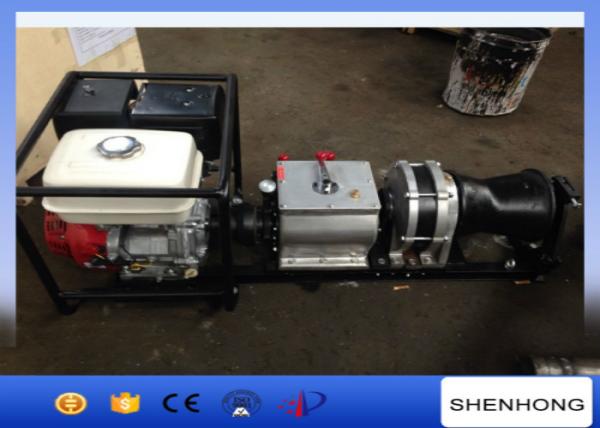  China 5T Fast Speed Gas Engine Powered Winch JJM5B With Honda Engine 13HP supplier
