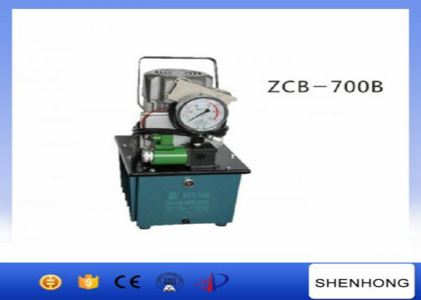  China 700Bar (10000PSI) Single Acting Electric Hydraulic Pump With Electric Valve ZCB-700B supplier
