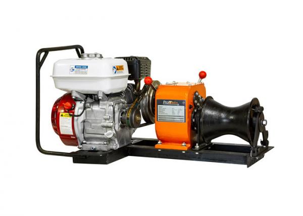  China 800kg Gas Power Capstan Winch Honda Gx160 1760 Lbs 5.5hp Engine 2 Variable Speed supplier