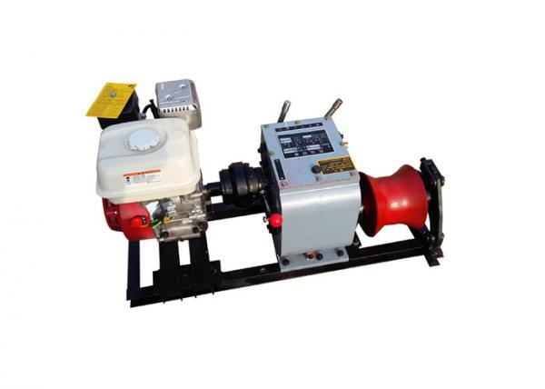 8 Ton Gas Engine Powered Winch Cable Pulling Winches For Tower Erection