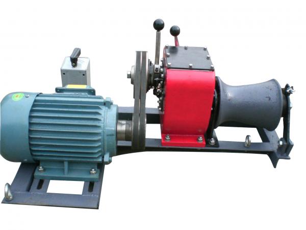  China 8KN 1 Ton Electric Cable Pulling Winch Steel Electric Cable Winch Puller supplier