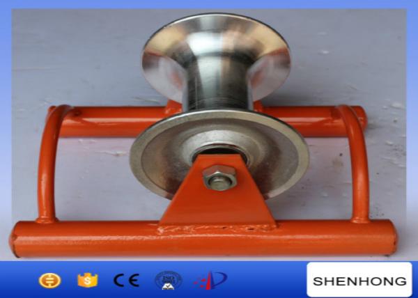  China Abrasion Resistant Cable Pulling Pulley Lightweight Ground Cable Pulling Rollers supplier