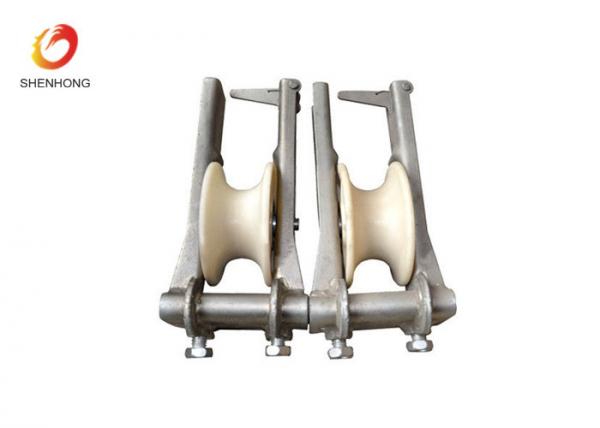 Alternative Conductor Stringing Blocks Aluminum Nylon Crossarm Mounted 1.6kg – 3.2kg