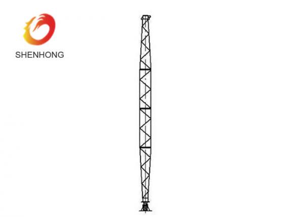 Aluminum Alloy Tower Erection Tools Lattice Single Gin Pole To Assemble And Erect