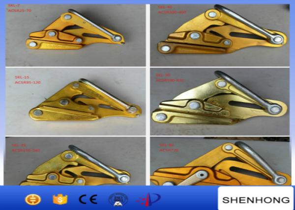 Aluminum Conductor Gripper Wire Rope Grips for ACSR 7-80KN Rated Load