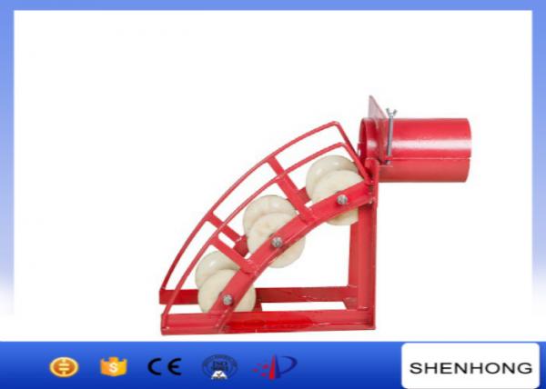  China B Series Cable Entrance Protection Pulley Roller With Three Nylon Wheels supplier