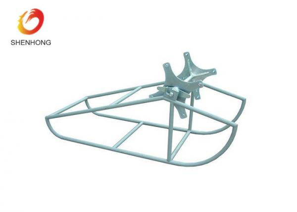 Blue Color Cradle Reel Elevators , Wire Rope Elevator With Or Without Brake