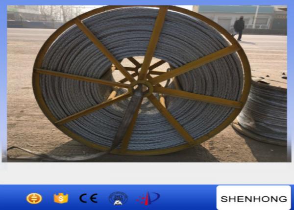 China Braided 24MM Galvanized Non Rotating Wire Rope 12 Strands 375KN Breaking Load supplier