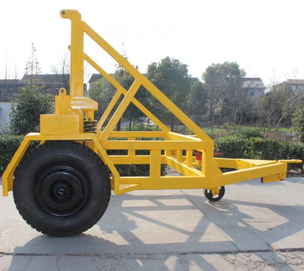  China Cable Drum Trailer Jack 5Ton With Hand Brake and Air Brake for Cable Transportation supplier