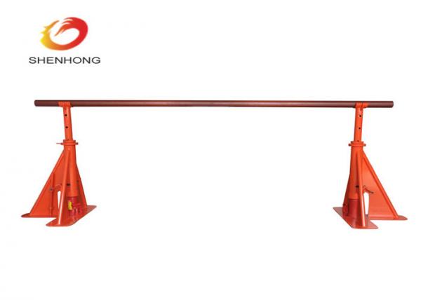  China Cable Handling Equipment / Hydraulic Cable Drum Lifting Jack Stand 1 year Warranty supplier