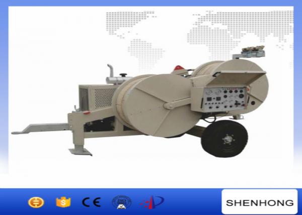  China Cable Hydraulic Puller Tensioner Rexroth Valve 150 Continuous Linepull supplier