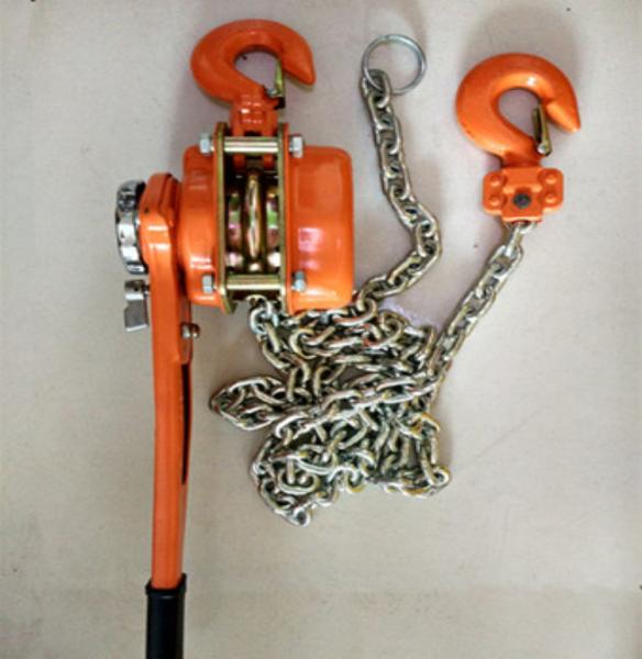 Capacity 6 ton lever chain hoist Cable Pulling Tools height 1.5m chain dia 10mm