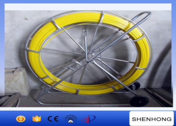 China Dia 10MM Yellow Fiberglass Duct Rod 200M Length For Cable Tracing supplier