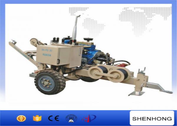 Diesel Engine Hydraulic Puller Tensioner SA-YQ30 25kN Continuous linepull