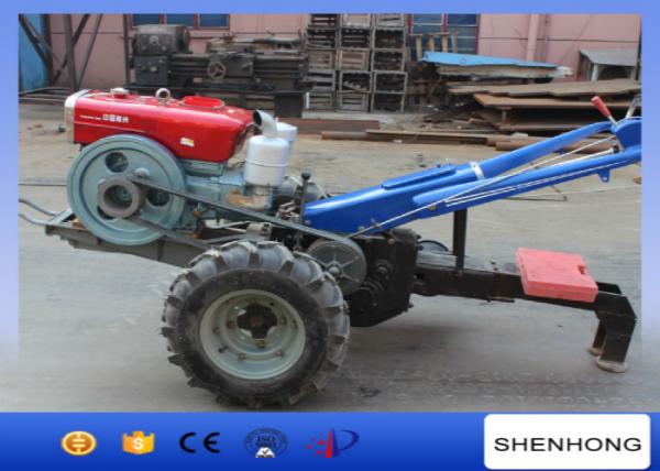  China Diesel Engine Single Capstan Tractor Cable Pulling Winch 37M / Min supplier
