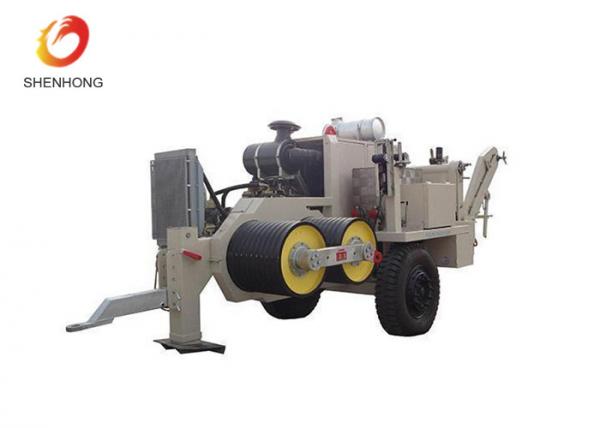  China Durable Wire Rope Tensioner Puller Machine , Hydraulic Cable Tensioner 22T supplier