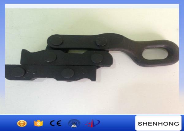 Earth Wire Cable Pulling Clamp 12KN Parallel Jaw Type Flawless Finish