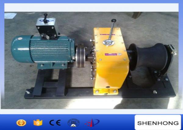  China Heavy Duty Electric Cable Pulling Winch 8 Ton 5.5KW Rated Load Two Brake Installment supplier