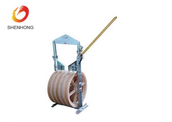  China Helicopter Stringing Blocks Large Diameter Rope Pulley For Stringing Pilot Rope By An Helicopter supplier