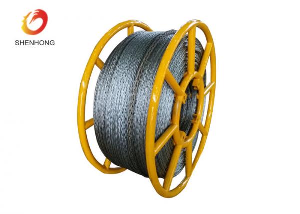  China Hexagon 12 Strands Galvanized Anti Twisting Steel Wire Rope Pilot Rope supplier