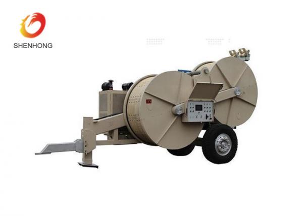 High Performance Cable Puller Tensioner Stringing Of Diversified Conductors And Ground Wires